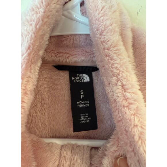 The North Face Fleece Jacket Womens Small Pink Osito Outdoor Classic Full Zip - Picture 8 of 14
